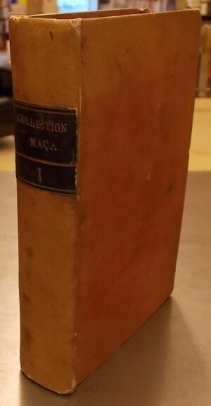 [GUILLEMAIN de SAINT-VICTOR (Louis) Recueil précieux de la Maçonnerie adonhiramite Première & Seconde partie, suivi de la Vraie Maçonnerie d'adoption. A Philadelphie, chez Philarèthe, 1787.