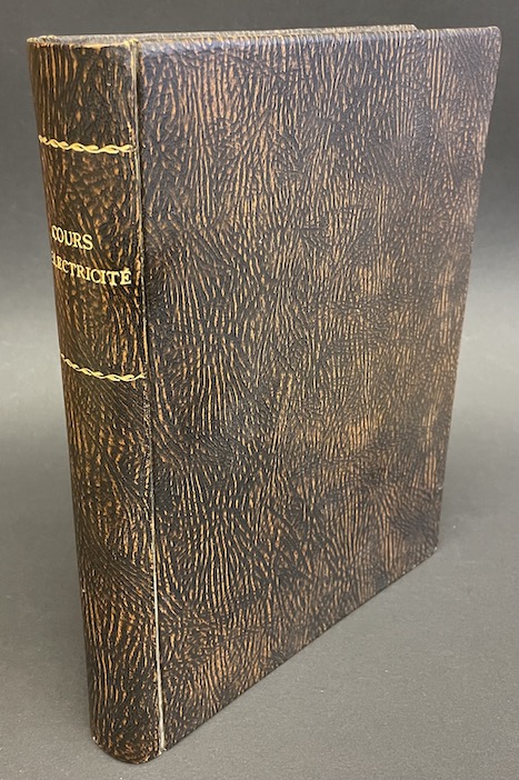 *** Cours d'électricité industrielle. La nouvelle Méthode Système Teleo. Sans lieu, Institut d'Enseignement Technique Martin, sans date (vers 1930 sans doute).