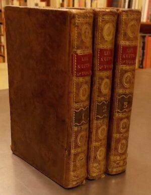 [CAZIN] - YOUNG (Edward) Les nuits d'Young, traduites de l'anglais par M. Le Tourneur. A Londres [Paris, Cazin], 1787.