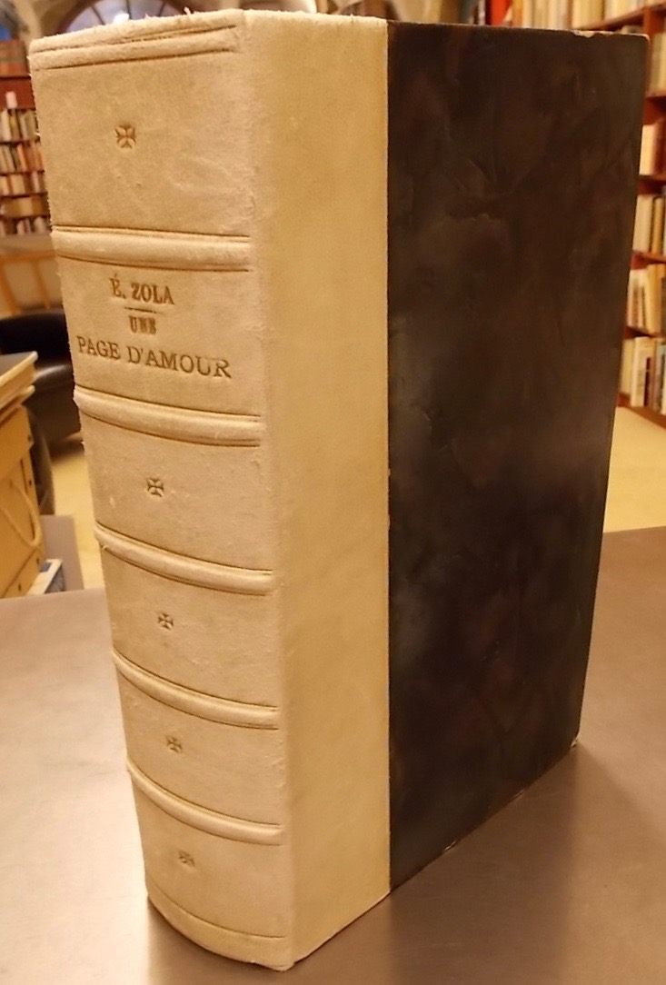 ZOLA (Emile) Une page d'amour, précédée d'une Lettre-préface. Paris, Jouaust - Librairie des Bibliophiles, 1884.