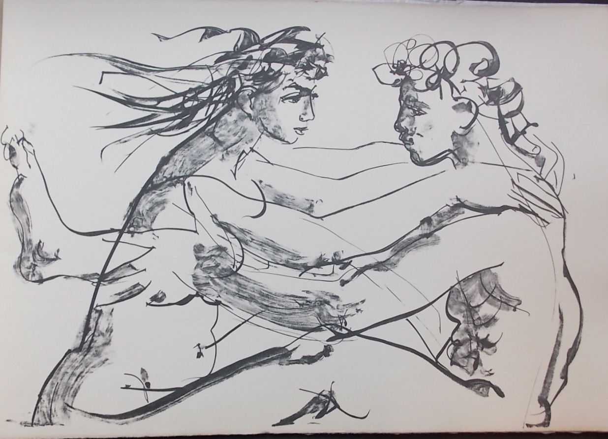 ERNI (Hans) Liebesgedicht. Lausanne, André et Pierre Gonin, 1962. – Image 2