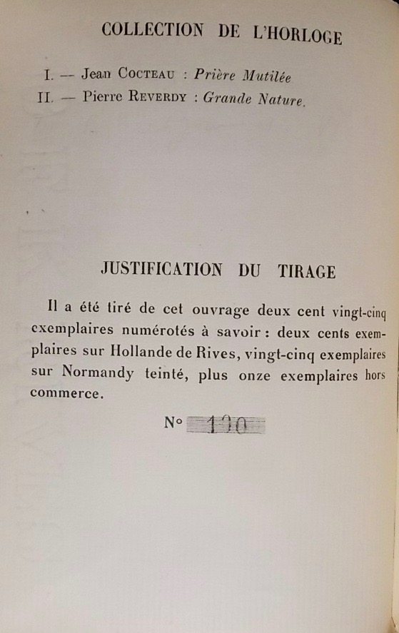SOUPAULT (Philippe) Georgia. Paris, Editions des Cahiers Libres (collection de l'Horloge), 1926. – Image 2