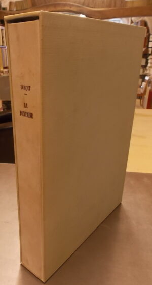 [LURCAT] - LA FONTAINE (Jean de) Vingt Fables illustrées de lithographies originales et d'ornements par Jean Lurçat. Lausanne, André Gonin, 1950.