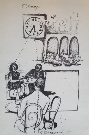 [BREGNARD (Gérard)] - WEBER-PERRET (Myrian) Explorations. Illustrations de Gérard Bregnard. Genève et Moutier, Editions Romandes, 1965.