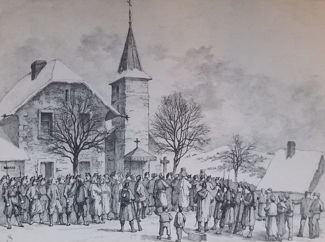 SILVESTRE (Henri) Cantonnements des troupes fédérales dans le Jura bernois. Souvenirs de la campagne 1870-1871, par H. Silvestre. Genève, chez l'auteur - Imprimerie Pilet Cougnard, sans date. – Image 5