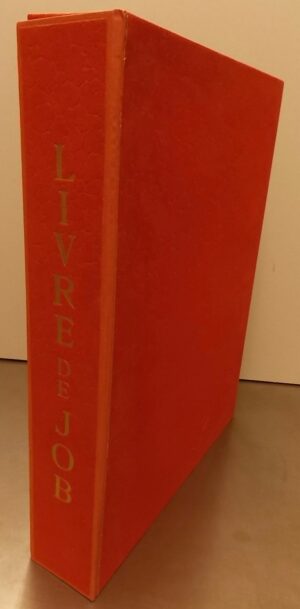 [DAUTRY (Marc) ill.] Le Livre de Job. Nice, Joseph Prado à l'enseigne du SEFER, 1961.