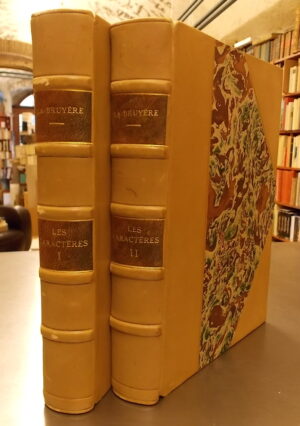 LA BRUYERE (Jean de) Les caractères de Théophraste, avec les caractères ou les moeurs de ce siècle. Paris, Crès & Cie (coll. Le Musée du Livre), 1928.