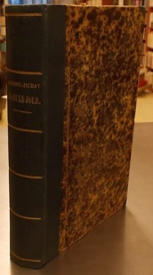 LAURENT-PICHAT (Léon) Avant le jour. Poésies. Paris, Lemerre, 1868.