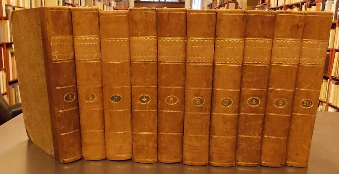 RICHARDSON (Samuel) Clarisse Harlowe. A Genève, chez Paul Barde, 1785-1786.