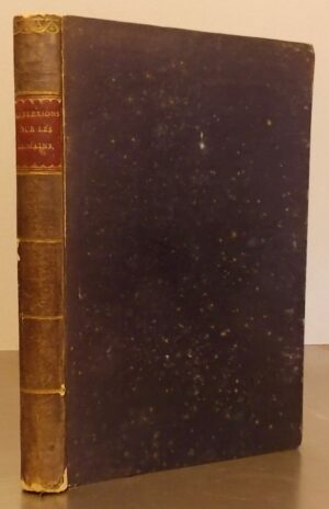 SAINT-EVREMOND Réflexions sur les Divers Génies du Peuple Romain dans les divers temps de la République. Paris, Renouard, 1795.