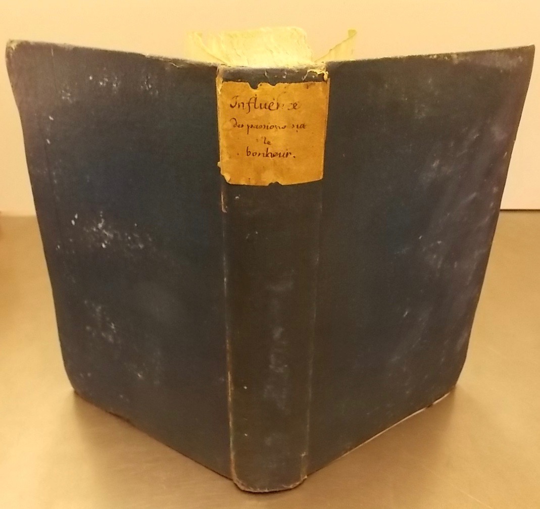 STAEL de HOLSTEIN (Germaine, Madame la baronne de) De l'influence des passions sur le bonheur des individus et des nations. Lausanne, Jean Mourer, Hignou et Compagnie, 1796. – Image 4