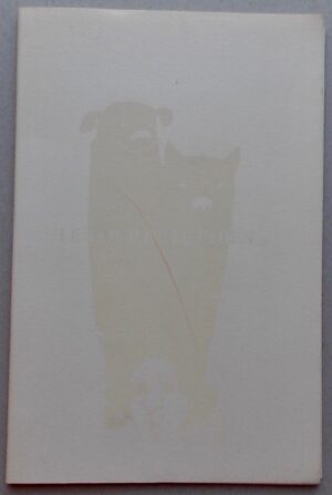 [KALONJI (Jean-Philippe)] - LA FONTAINE (Jean de) Le loup et le chien. Genève, Bibliothèque Publique et Universitaire, 1995.