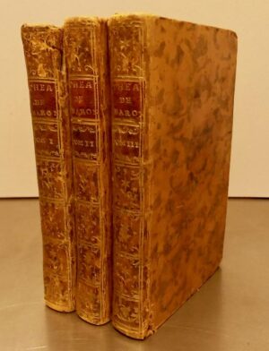 BARON (Michel Boyron, dit) Le théâtre de Mr. Baron, Augmenté de deux pièces qui n'avoient point encore été imprimées, & de diverses poésies de même auteur. Paris, Aux dépens des Associée, 1759.