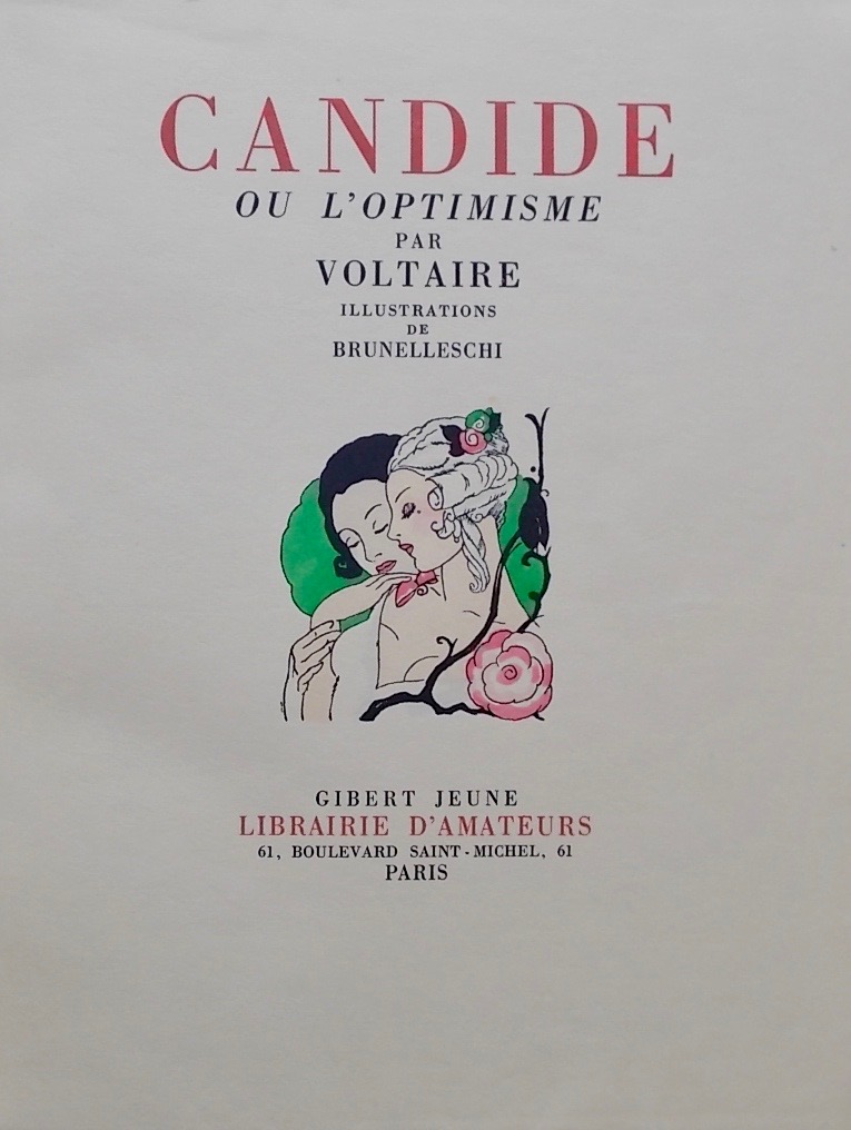 VOLTAIRE Candide ou l'optimisme. Paris, Gilbert Jeune, 1933. – Image 3