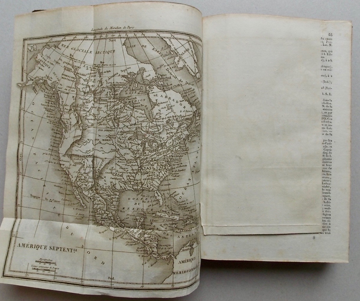 MAC CARTHY (J.) Nouveau dictionnaire géographique universel, contenant la description détaillée des Régions, Empires, Royaumes, Républiques, Provinces, Villes, Bourgs, Villages, Océans, Mers, Iles, Ports, Lacs, Canaux, Caps, Montagnes, etc., des différentes parties du Monde; ainsi que tout ce qui a rapport à la forme des gouvernements, aux moeurs et aux religions de leurs divers habitants... Paris, Chez l'Auteur-Editeur - A la Librairie Nationale et Etrangère, 1824. – Image 4