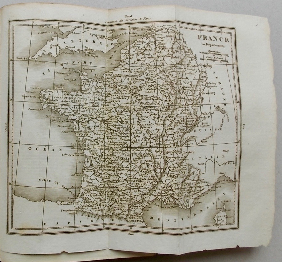 MAC CARTHY (J.) Nouveau dictionnaire géographique universel, contenant la description détaillée des Régions, Empires, Royaumes, Républiques, Provinces, Villes, Bourgs, Villages, Océans, Mers, Iles, Ports, Lacs, Canaux, Caps, Montagnes, etc., des différentes parties du Monde; ainsi que tout ce qui a rapport à la forme des gouvernements, aux moeurs et aux religions de leurs divers habitants... Paris, Chez l'Auteur-Editeur - A la Librairie Nationale et Etrangère, 1824. – Image 5