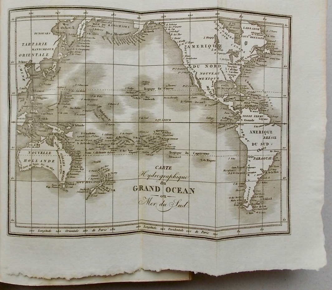 MAC CARTHY (J.) Nouveau dictionnaire géographique universel, contenant la description détaillée des Régions, Empires, Royaumes, Républiques, Provinces, Villes, Bourgs, Villages, Océans, Mers, Iles, Ports, Lacs, Canaux, Caps, Montagnes, etc., des différentes parties du Monde; ainsi que tout ce qui a rapport à la forme des gouvernements, aux moeurs et aux religions de leurs divers habitants... Paris, Chez l'Auteur-Editeur - A la Librairie Nationale et Etrangère, 1824. – Image 6