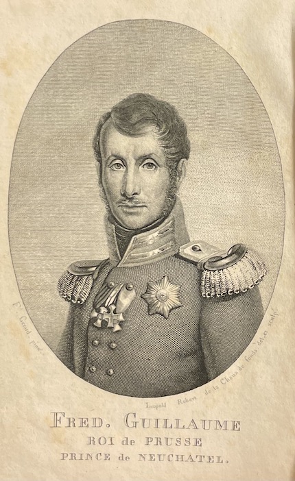 HELVETISCHER ALMANACH für das Jahr 1818 Statistischer Versuch über das Fürstenthum Neuenburg und Vallangin. Zürich, Orell Füssli, (1817). – Image 3