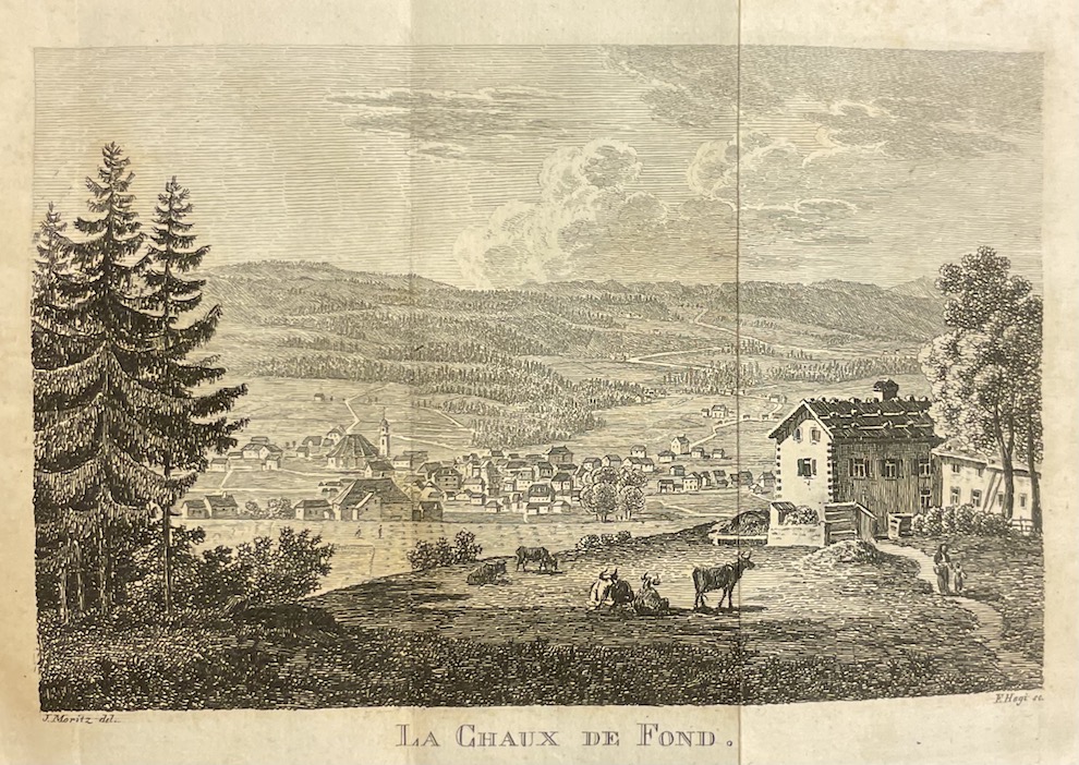 HELVETISCHER ALMANACH für das Jahr 1818 Statistischer Versuch über das Fürstenthum Neuenburg und Vallangin. Zürich, Orell Füssli, (1817). – Image 4