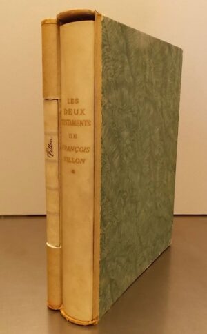 [BRAYER] - VILLON (François) Les deux testaments. Marseille, Club du Livre, 1944.
