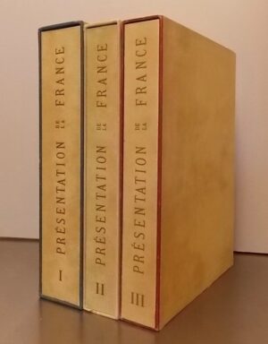 MICHELET (Jules) - ROMAINS (Jules) - SUARES (André) Présentation de la France. Triptyque. Paris, Editions Manuel Bruker, 1948-1950.