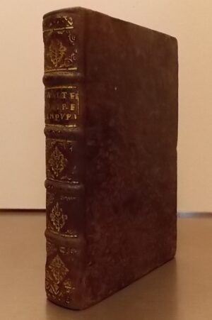 OSTERVALD (Jean Frédéric) Traité contre l'impureté. Amsterdam, Thomas Lombrail, 1707.