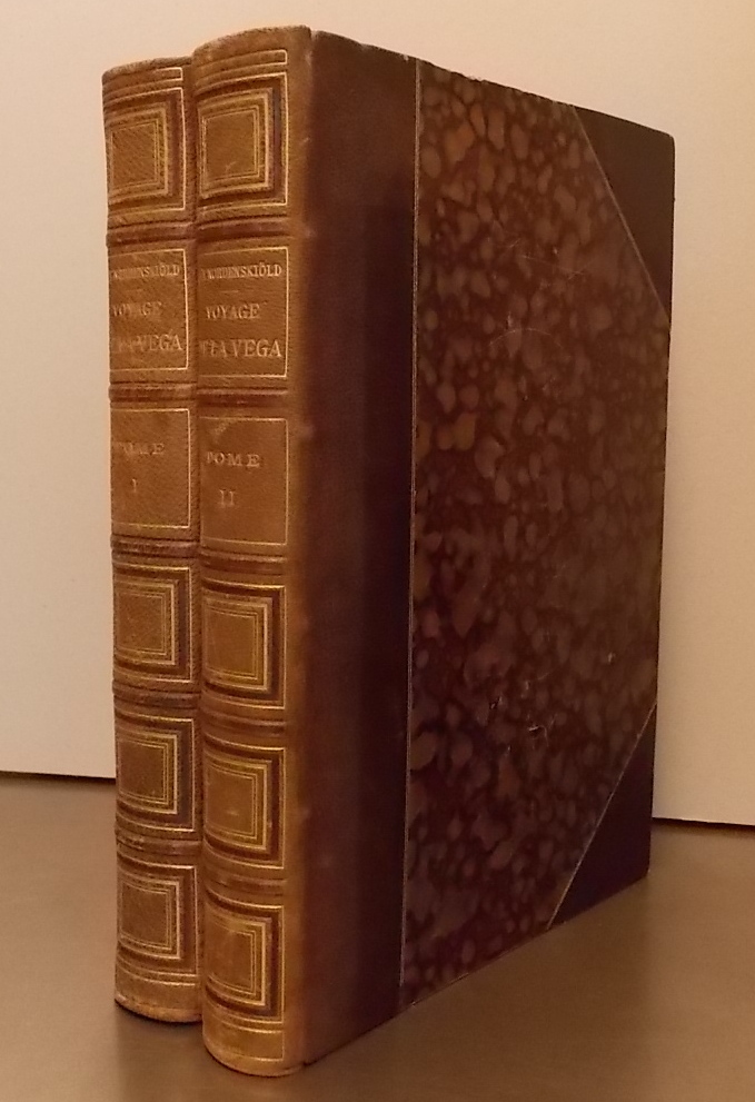 NORDENSKIÖLD (A. E.) Voyage de la Vega autour de l'Asie et de l'Europe, accompagné d'un résumé des voyages précédemment effectués le long des côtes septentrionales de l'ancien continent. Paris, Hachette & Cie, 1883-1885.