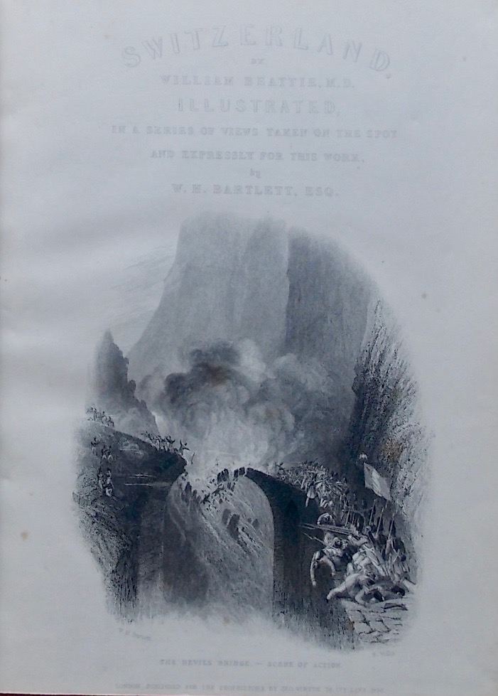 BEATTIE (William) / BARTLETT (W. H.) La Suisse pittoresque, ornées de vues spécialement dessinées pour cet ouvrage. Traduit de l'anglais par L. de Bauclas. Londres, Georges Virtue et Paris, Ferrier, 1836. – Image 3