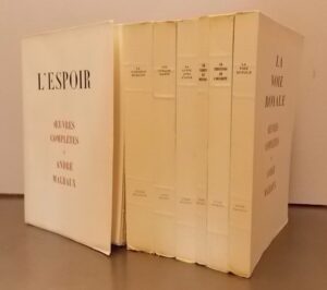 MALRAUX (André) Oeuvres complètes. Genève, Skira, 1945.