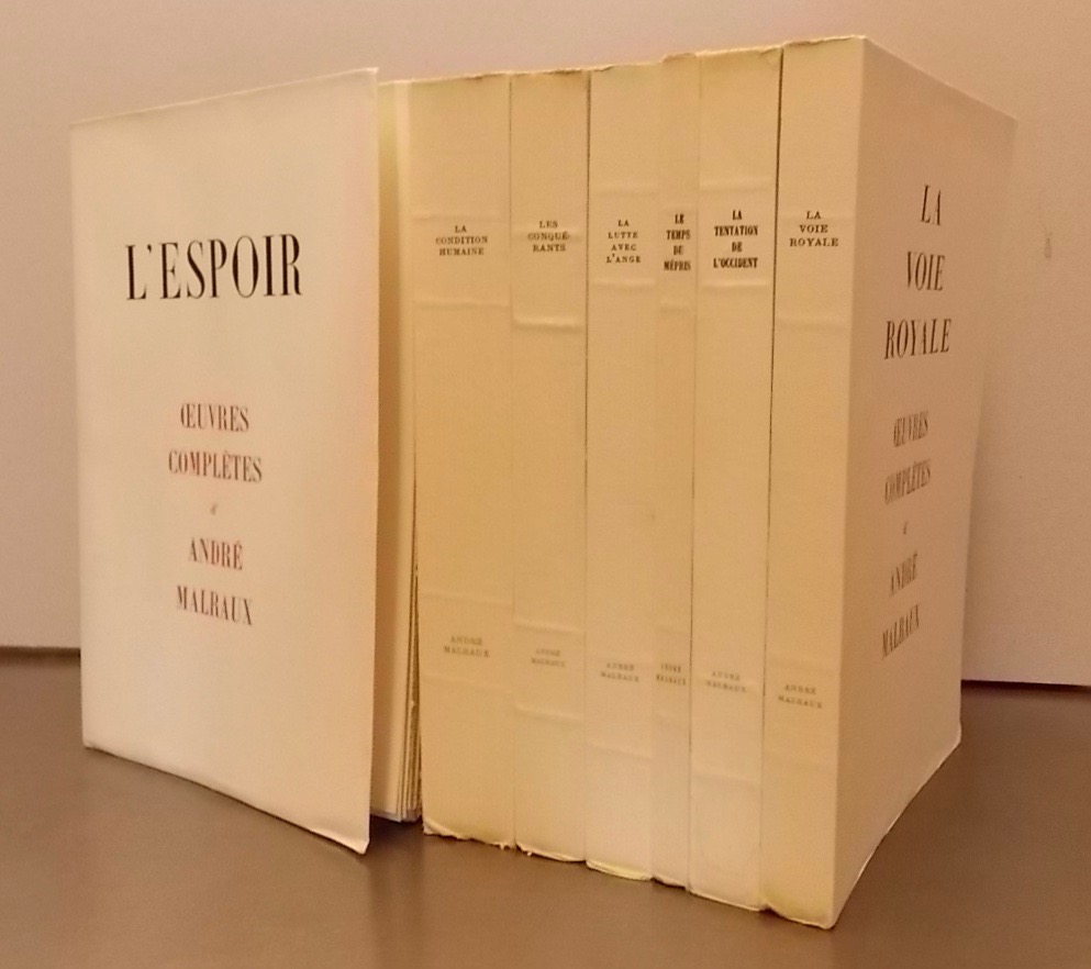 MALRAUX (André) Oeuvres complètes. Genève, Skira, 1945.