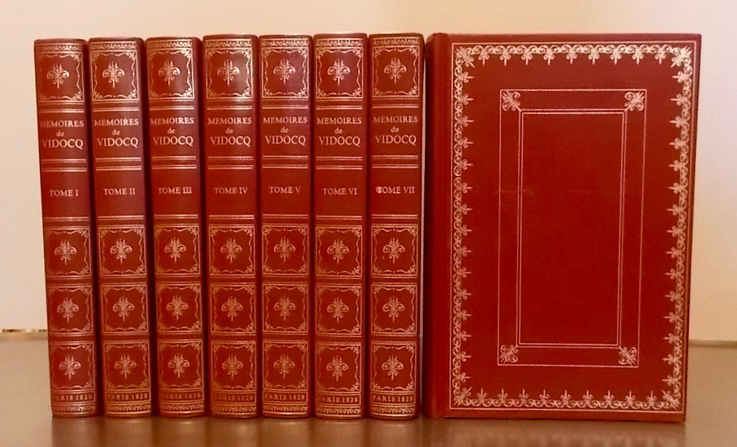 VIDOCQ (Eugène François) Mémoires de Vidocq, chef de la police de sureté, jusqu'en 1827. Paris, Livres de Paris Hachette Art, 1980.