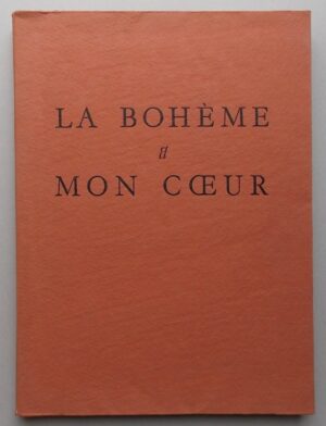 [BARRAUD] - CARCO (Francis) La bohème et mon coeur. [Genève], Editions du Milieu du Monde, 1943.