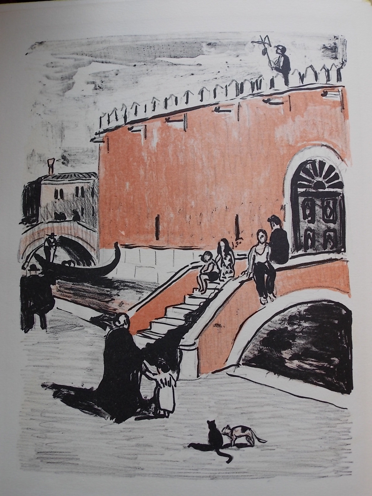 BRAYER (Yves) - MUSSET (Alfred de) Venise la Rouge. Paris, Gonin, 1939. – Image 5