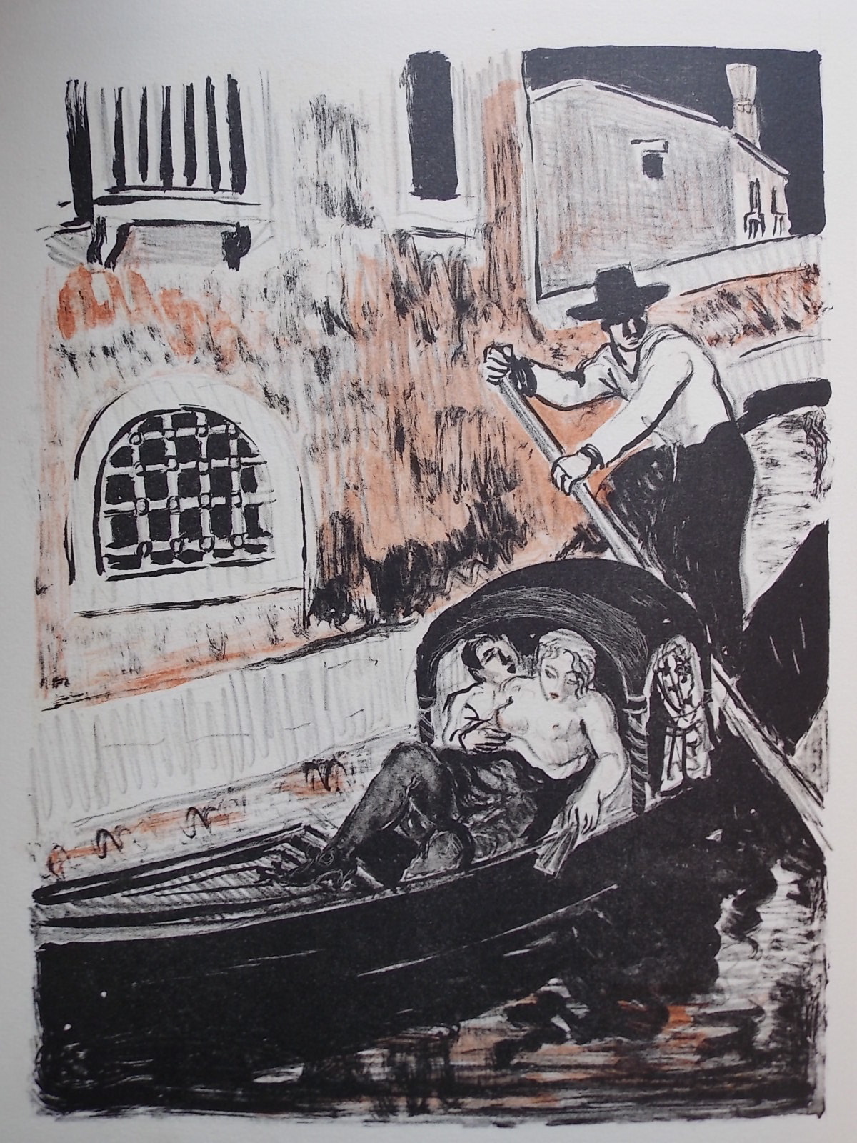 BRAYER (Yves) - MUSSET (Alfred de) Venise la Rouge. Paris, Gonin, 1939. – Image 6