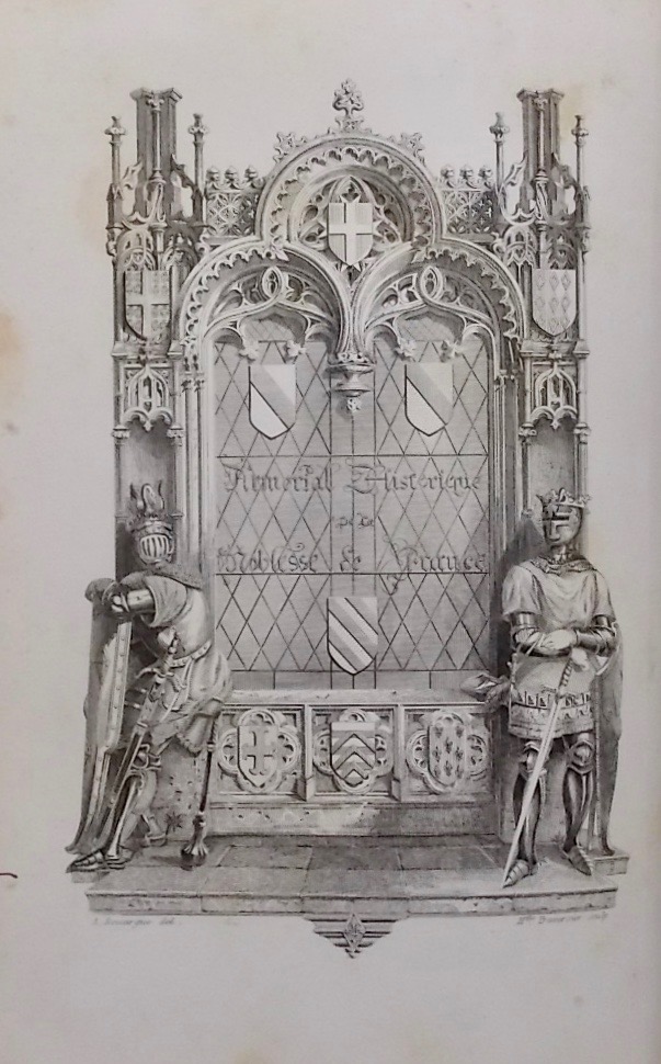 MILLEVILLE (Henri J.-G.) Armorial historique de la noblesse de France. Paris, Librairie d'Amyot, sans date. – Image 2