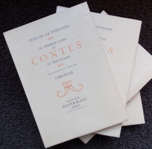 LA FONTAINE (Jean de) Contes et nouvelles. Paris, Xavier Havermans, 1927.