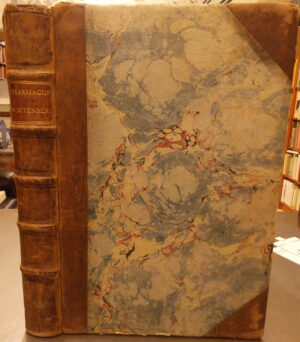 [BILFINGER (Johann Wendel)] Pharmacopoea Wirtenbergica in duas partes divisa, quarum prior materiam medicam historico-physico-medice descriptam, posterior composita et praeparata ... Accedunt syllabus medicamentorum compositorum in classes divisus et indices necessarii. Editio tertia, revisa et emendata. - (II:) Syllabus medicamentorum compositorum in Dispensatorio Wurtenbergico ... - (III:) Taxa seu pretium tam simplicum quam compositorum... Stutgardiae, Ioannis Christophori Erhardi, 1754.