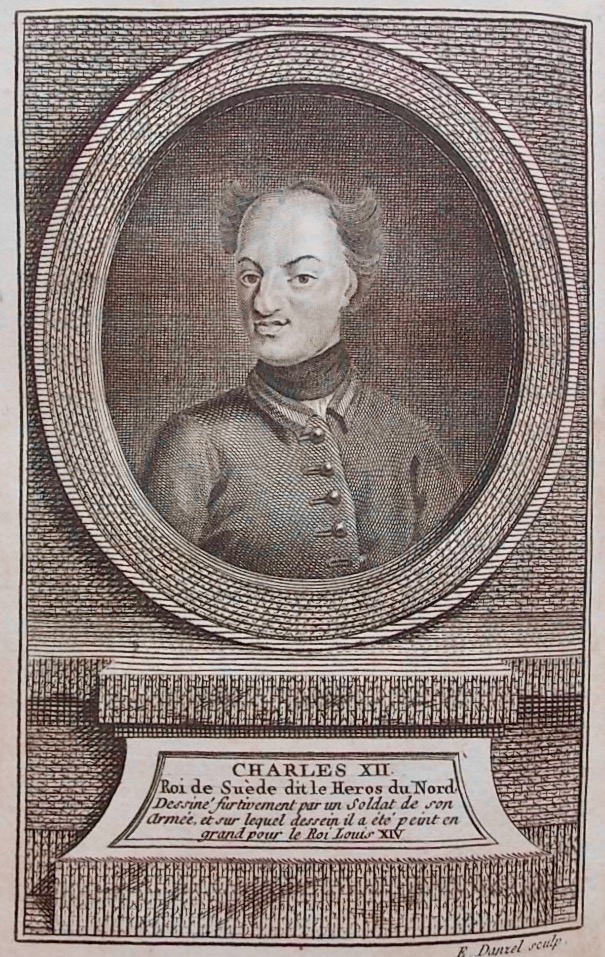 VOLTAIRE (François Marie Arouet) Histoire de Charles XII roi de Suède. Cinquième édition de Christophe Revis, plus ample & plus correcte que toutes les précédentes, augmentée des Critiques de la Motraye, & des réponses à ces critiques. A Basle, chez Christophe Revis, 1733. – Image 2