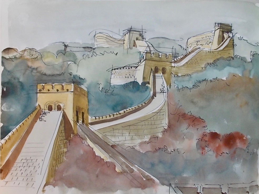 ERNI (Hans) Schritte ins Reich der Mitte - Voyage au Royaume du Milieu - Step into the middle kingdom. Genf - Genève - Geneva, Promedi, 1986. – Image 5