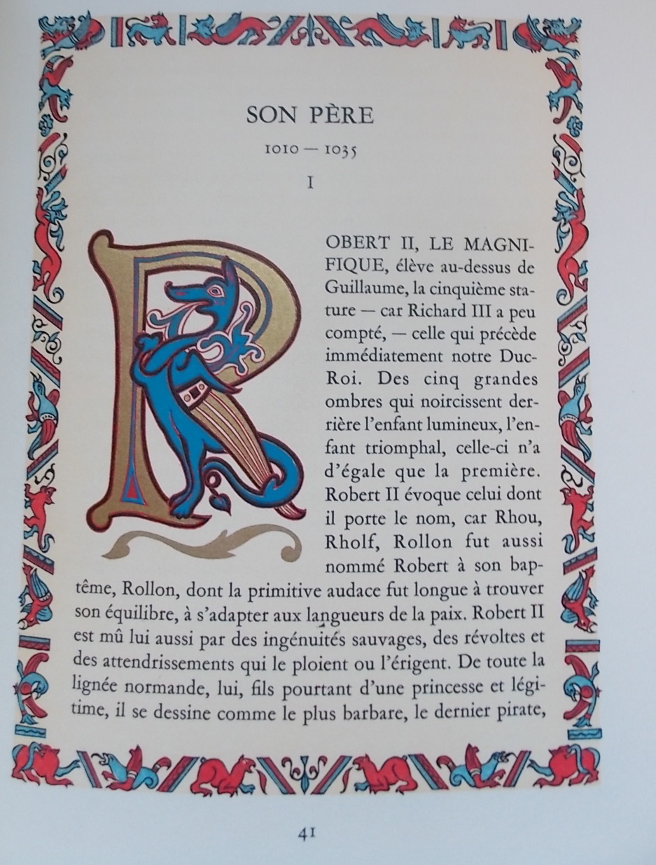 LA VARENDE (Jean de) Guillaume le bâtard conquérant. Paris, Michèle Trinckvel, 1974. – Image 4