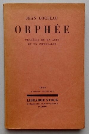 COCTEAU (Jean) Orphée. Paris, Stock, 1927.