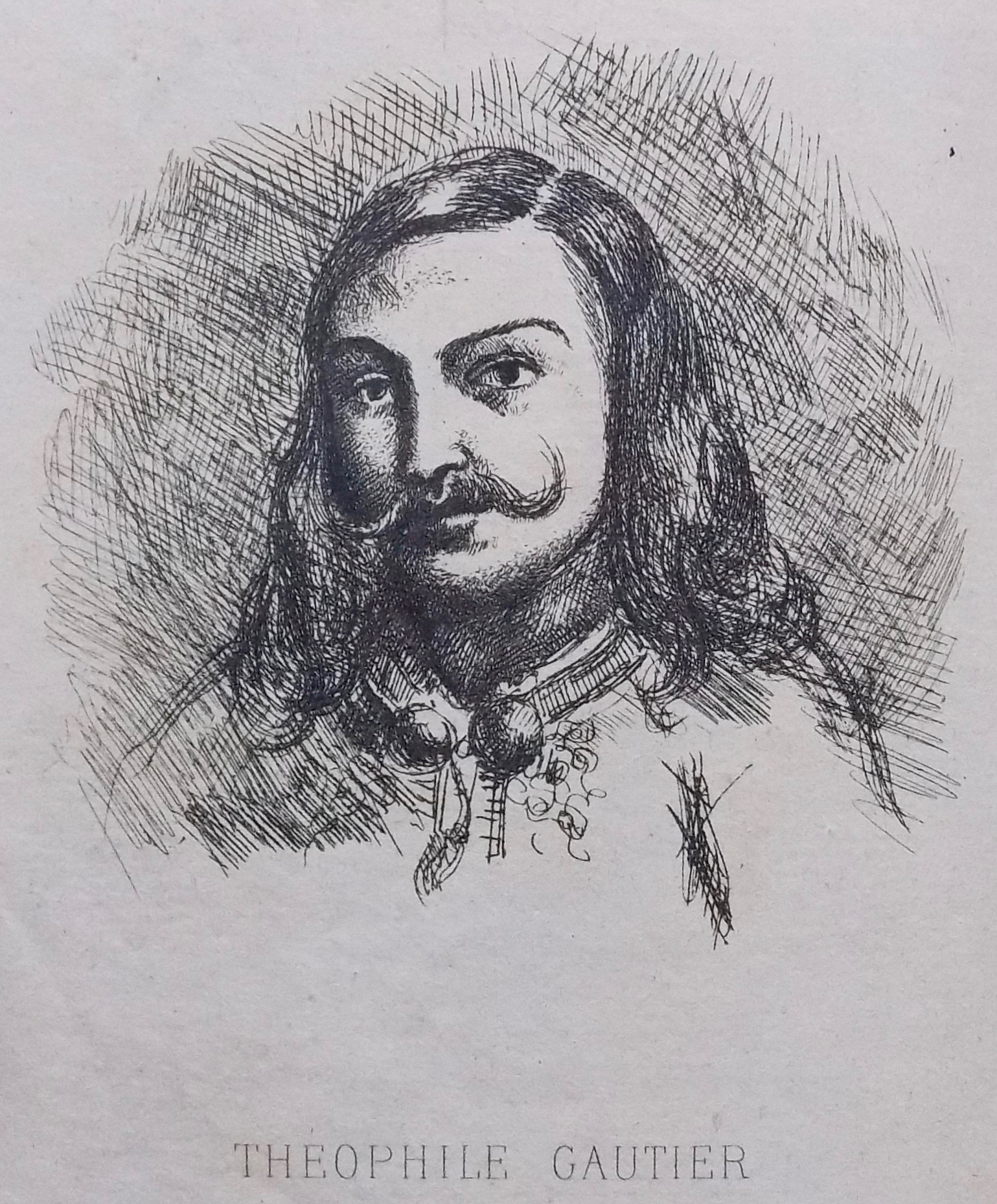 GAUTIER (Théophile) Portraits contemporains. Littérateurs - Peintres - Sculpteurs - Artistes dramatiques. Paris, Charpentier & Cie, 1874. – Image 2