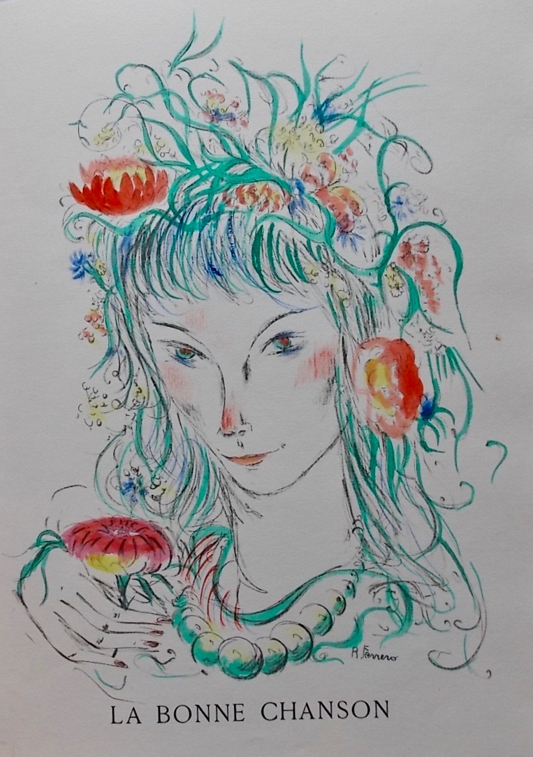 VERLAINE (Paul) - FERRERO (Roger) Romances et la bonne chanson. Zurich, Louis Grosclaude, 1944. – Image 8