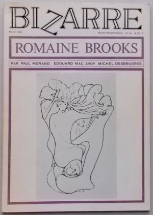 [REVUE] - BIZARRE N° 46. Mars 1968. Romaine Brooks Paris, Libr. J.-J. Pauvert, 1968.