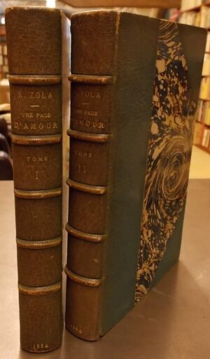 ZOLA (Emile) Une page d'amour. Paris, Jouaust - Librairie des Bibliophiles, 1884.