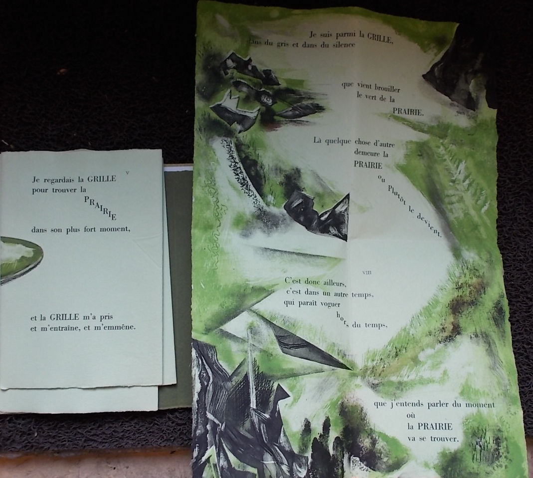 GUILLEVIC (Eugène) & STARITSKY (Anna) De la prairie. Paris, Jean Petithory, 1970. – Image 3