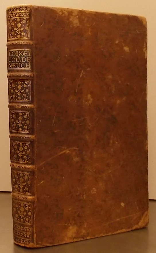 OSTERVALD (Samuel) Les Loix, us et coutumes de la Souveraineté de Neuchâtel et Valangin. D'après le manuscrit même de l'auteur. Neuchâtel, Samuel Fauche Père & Fils, 1785.