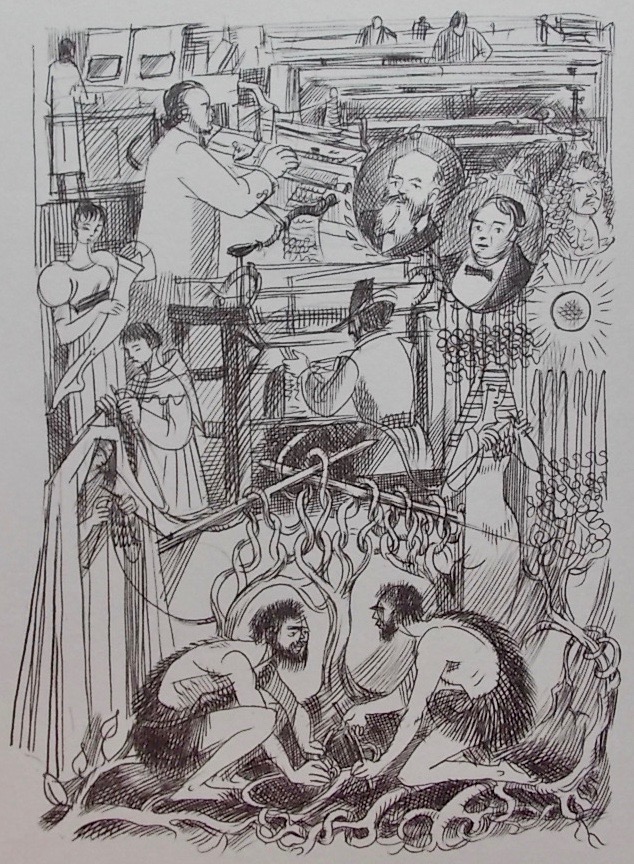 NORTH (Marcel) La maille et ce qui s'ensuit. Dubied 1867-1967. Couvet, Ed. Dubied & Cie, 1967 – Image 3