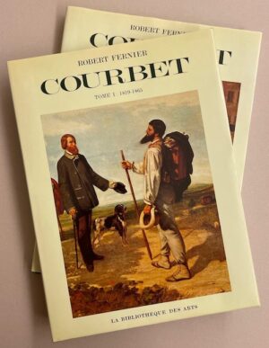 [COURBET] - FERNIER (Robert) La vie et l'oeuvre de Gustave Courbet. Catalogue raisonné.
Tome I: 1819-1865 Peintures. 
Tome II: Peintures 1866-1877. Dessins. Sculptures. Lausanne et Paris, La Bibliothèque des Arts - Fondation Wildenstein, 1977-1978.