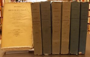 RUCHAT (Abraham) Histoire de la Réformation de la Suisse. Edition avec appendices et une notice sur la vie et les ouvrages de Ruchat par L. Vulli.emin Nyon, Paris et Lausanne, Giral - Risler - Ducloux, 1835-1838.